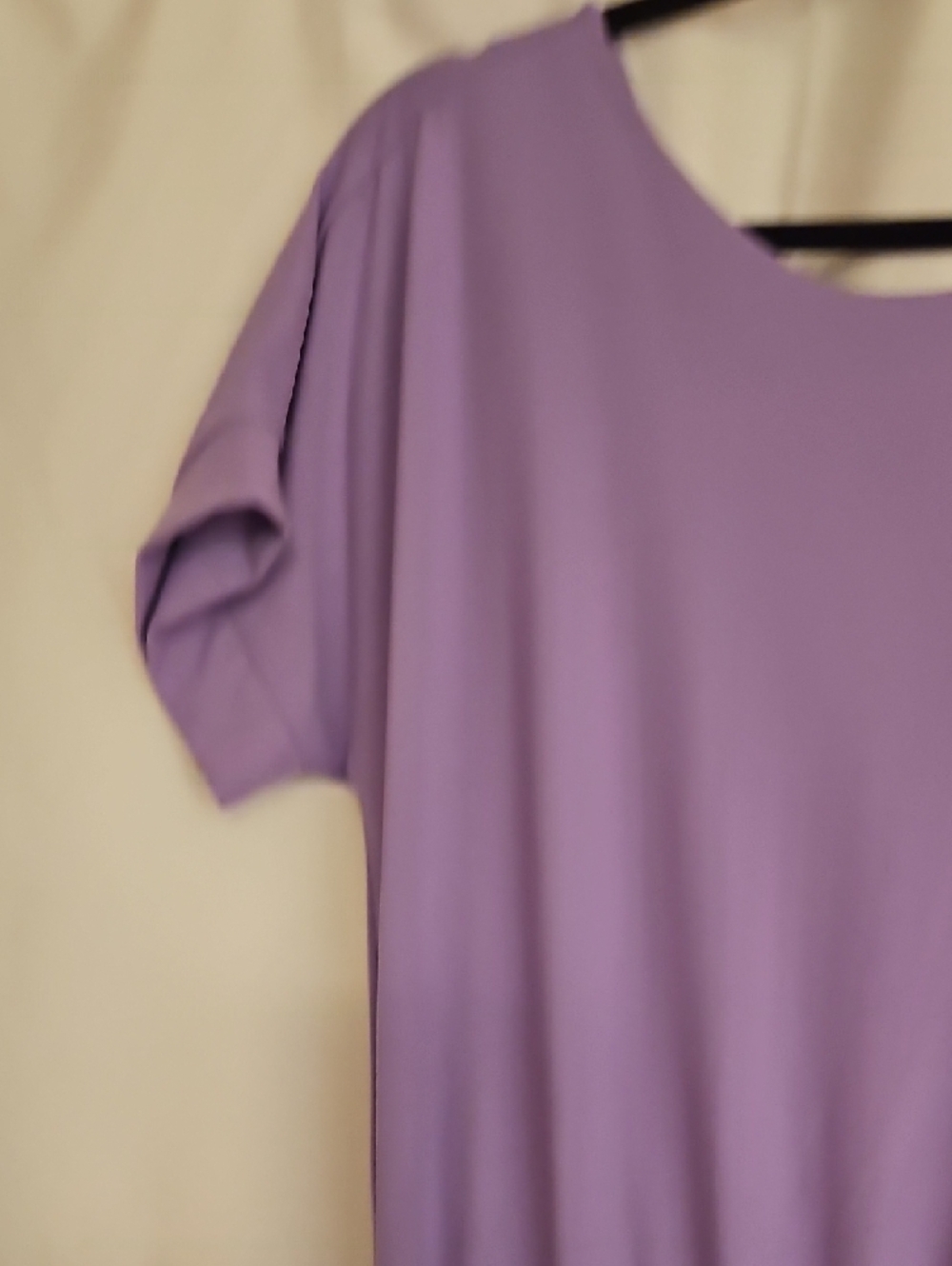 Lavender Short-Sleeve Drawstring Romper - Picture 5 of 8